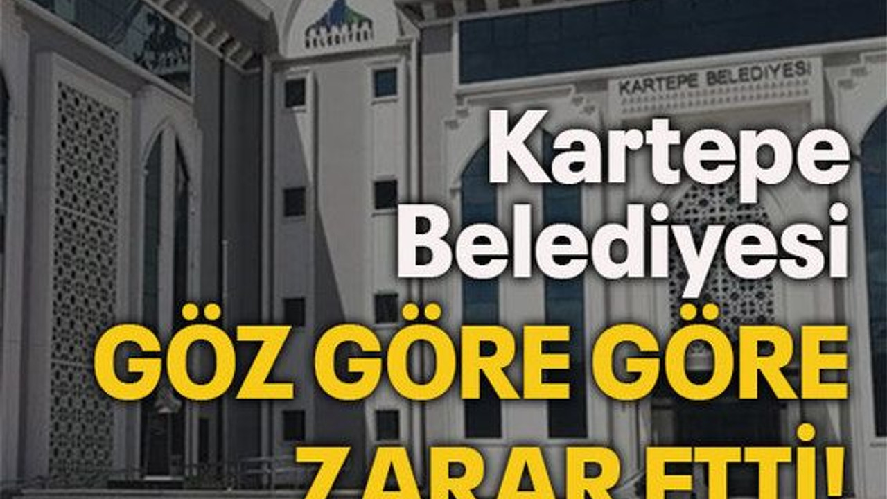 Kartepe Belediyesi göz göre göre zarar etti!
